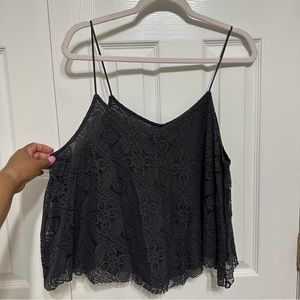 American Eagle Dark Gray Tank Top - Size Extra Large